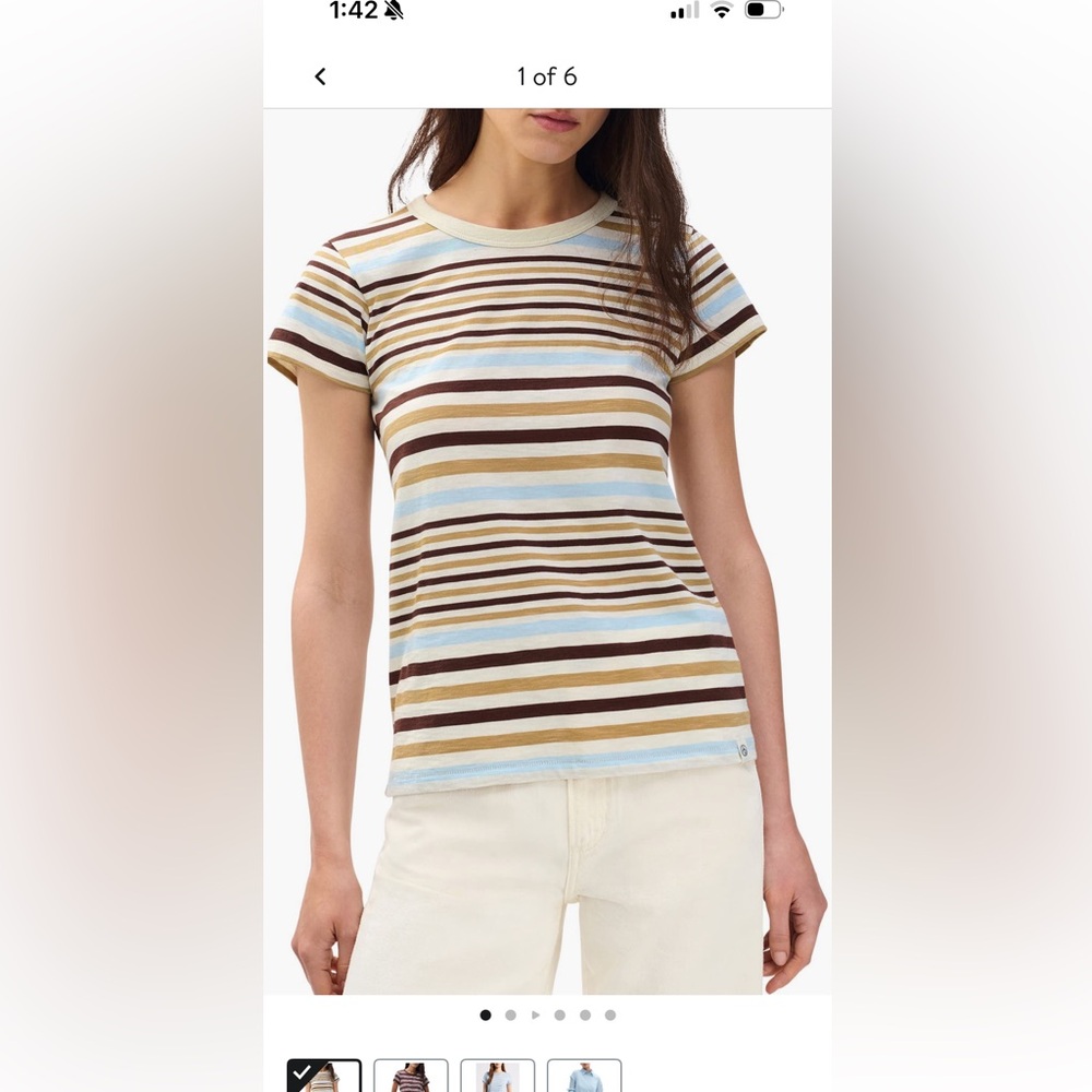 Rag & bone slub tee. Washed, but never worn.